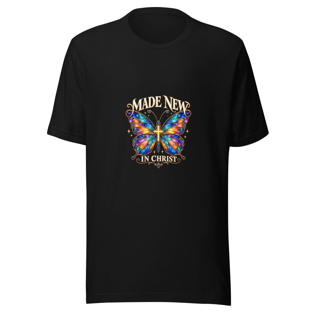 Made New in Christ Faith T-Shirt - Black – Kingdom Legacy Coaching